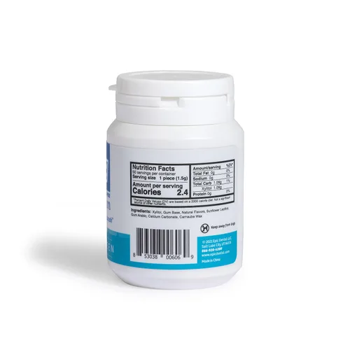Vista 9 de Epic Chicle de Menta Verde 100% Xilitol - Chicle Dental Sin Azúcar, Sin Aspartamo - Apoya la Salud Oral y el Aliento Fresco - 50 Piezas