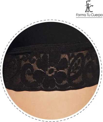 Vista 5 de Forma tu cuerpo, Fajas Colombianas, Booty shaper short high waist, Shapewear. (Ref. O.071)