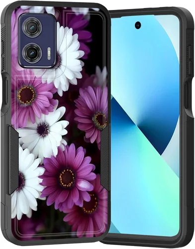 Vista 178 de para Moto G Play 4G 2024, funda de dos capas híbrida resistente y a prueba de golpes, PC duro + silicona suave protectora para Motorola Moto G Play