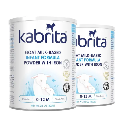 Vista 10 de Kabrita - Fórmula de leche de cabra en polvo para lactantes, digestión suave, 14 onzas, paquete de 12 Alternativa suave a la leche de vaca