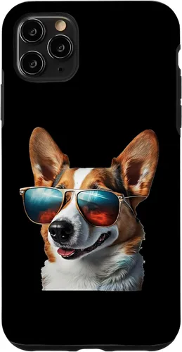 Vista 13 de iPhone 16 Pembroke Welsh Corgi with Sunglasses Case