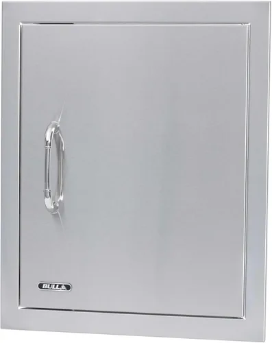 Vista 26 de Bull Outdoor Products Componentes Premium para Isla de Barbacoa de Cocina Exterior, Puerta de Acceso Vertical - Bisagra Izquierda con Reborde
