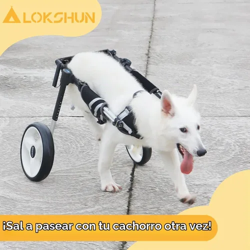 Vista 8 de Large Dog Wheelchair for Back Legs with Multi-Function Pet Lift, Wheelchair for Dogs Thickened, Adjustable Back Leg Dog Wheel Chair, Dosg Carts with