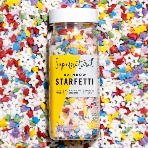 Vista 13 de Supernatural Dinomite Sprinkles, mezcla de confeti de dinosaurio vegano sin Colores a base de plantas e ingredientes veganos Gránulos