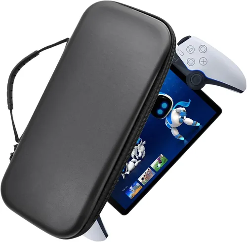 Vista 8 de Funda portátil de viaje diario para Sony Playstation Portal de 8 pulgadas 2023, funda rígida para consola de juegos, bolsa de almacenamiento