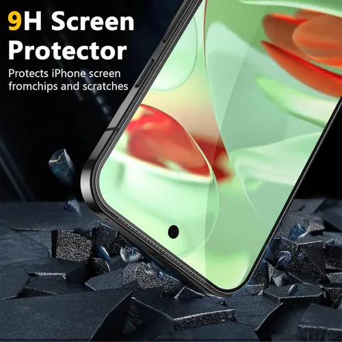 Vista 3 de Paquete de 2+2 protectores de pantalla para Google Pixel 9 Pro XL + protector de lente de cámara de 6.8 pulgadas, cobertura completa 3D, vidrio