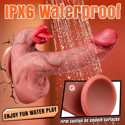 Vista 2 de Regalos para mujeres BL10 Juguetes para adultos para mujeres Novedad de 8.7 pulgadas Vara de masaje clásica realista premium con potente taza