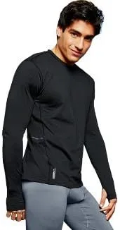 Vista 3 de Camiseta térmica de peso medio para hombre Duofold, con forro de polar