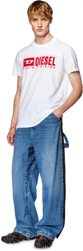 Vista 2 de Diesel Camiseta Diegor Graphic para hombre, color blanco