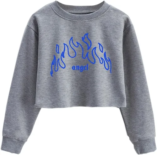 Vista 20 de Camiseta corta para niñas y niños, linda sudadera estética con gráficos de dibujos animados para adolescentes