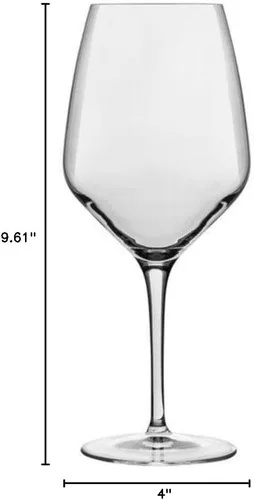 Vista 5 de Luigi Bormioli Atelier Cabernet/Merlot - Copa de vino, 23-3/4 onzas, transparente, 6 unidades (paquete de 1)