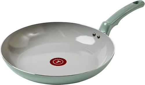 Vista 18 de T-Fal Revive - Sartén antiadherente de cerámica de 12 pulgadas, apta para horno hasta 350 °F, mango que se mantiene fresco, ollas y sartenes de Beige