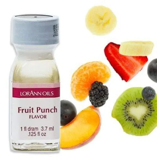 Vista 2 de LorAnn Fruit Punch Super Strength Sabor 1 oz
