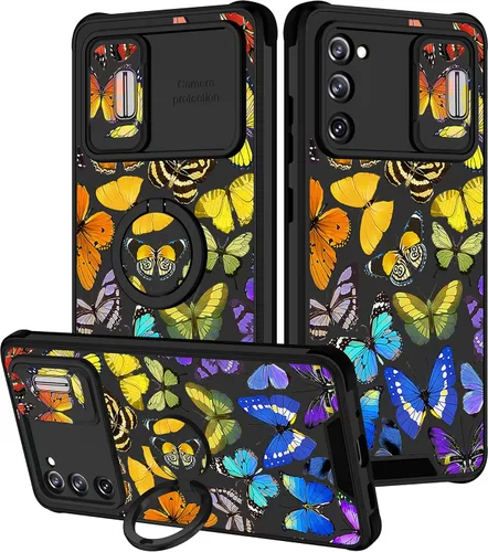 Vista 145 de Funda 2 en 1 para Samsung Galaxy S23 Ultra Flamingo para mujeres y niñas, diseño femenino de flamencos con cubierta deslizante para cámara y soporte