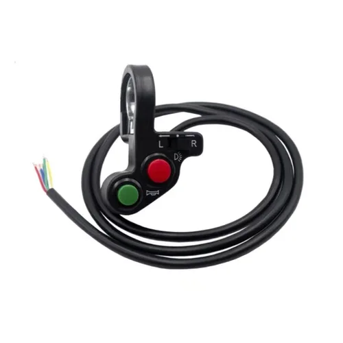 Vista 3 de Universal motocicleta 7/8 "multifunción señal de encendido apagado interruptor de luz intermitente cuerno conjunto para Honda Yamaha motocicleta ATV