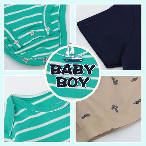 Vista 3 de Gorboig Body para bebé de 0 a 24 meses, ropa interior en blanco para llegar a casa, ropa interior en blanco 0-2T