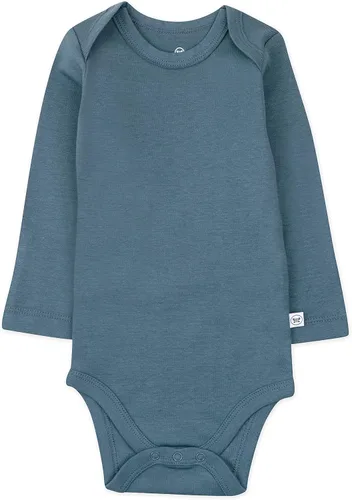 Vista 5 de HonestBaby Paquete de 5 mamelucos de manga larga para bebé, 100% algodón orgánico, unisex