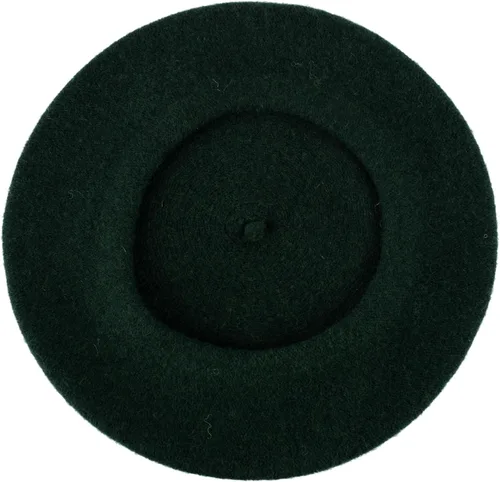 Vista 44 de Hat To Socks Boina francesa de mezcla de lana para hombre y mujer en colores lisos