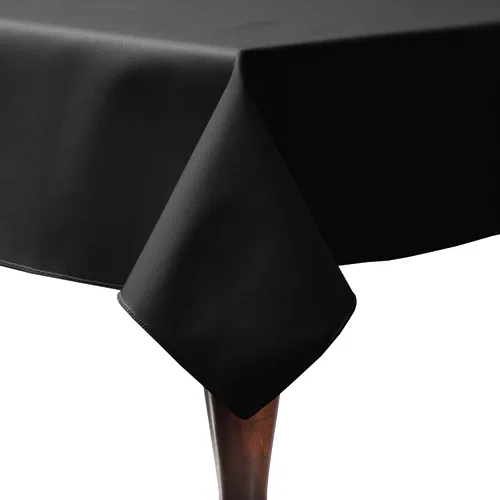 Vista 11 de Ultimate Textile Poly-Cotton Twill 54 x 96-Inch Rectangular Tablecloth Jade