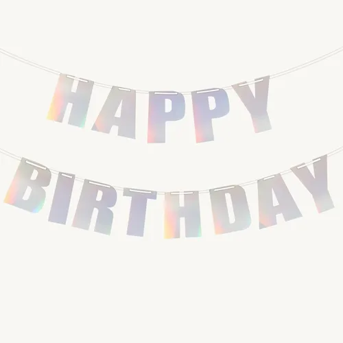 Vista 13 de Cartel de feliz cumpleaños para decoraciones de fiesta de cumpleaños (aguamarina)