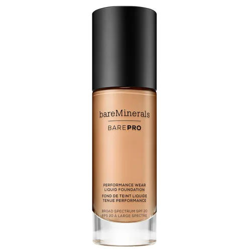 Vista 55 de bareMinerals BarePro 24HR Wear Matte Liquid Foundation Mineral SPF 20, Base de maquillaje de cobertura completa para piel madura, libre de aceite