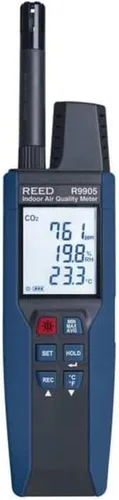Vista 2 de REED Instruments Medidor de calidad del aire interior de registro de datos R9905
