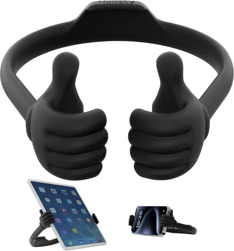 Vista 31 de Honsky Thumbs-up Soporte Porta Teléfono Celular, Soporte Base para Tableta para Escritorio de Mesa Smartphone Teléfono Celular Teléfono Móvil Rosado
