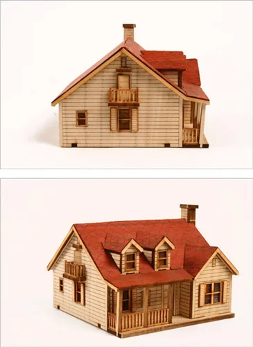 Vista 6 de DESKTOP - Kit modelo de madera Western House 2 por Young Modeler