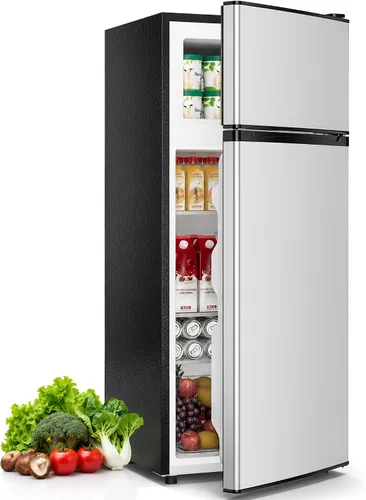 Vista 10 de Tehanld Refrigerador congelador de 4.4 pies cúbicos para dormitorio/oficina