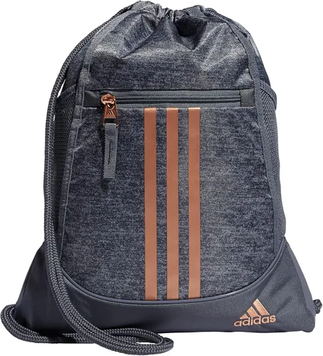 Vista 27 de adidas Alliance Sackpack - Mochila con cordón para deportes, bolsa de Negro/2