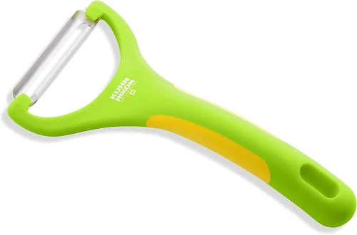 Vista 2 de Kuhn Rikon Piranha Y Peeler con hoja dentada de acero inoxidable, verde, 6.25 pulgadas