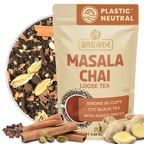 Vista 56 de BREWIX, Bedtime Blossom - Té suelto de hierbas (más de 50 tazas) sin cafeína y totalmente natural Mezcla relajante floral nocturna Rooibos