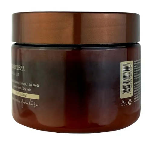 Vista 6 de AMAZONICA BELEZA Oro de Cari - Mascarilla para el cabello, hidratación intensiva para cabello seco con aceite de argán y vitamina E, línea