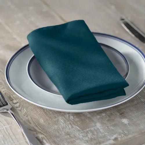 Vista 118 de LA Linen Paquete de 10 servilletas de popelina de poli, servilletas de tela suave, servilletas lavables y reutilizables, servilletas de mesa