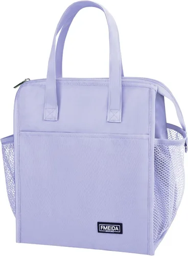 Vista 33 de Bolsa de Almuerzo Aislada para Mujeres, Bolsas de Almuerzo Pequeñas de 6.75L con Múltiples Bolsillos, Bolsa Térmica Reutilizable para Trabajo