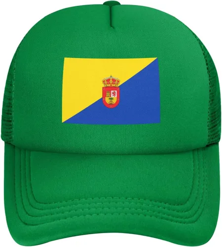 Vista 5 de LIICHEES Flag of Gran Canaria Baseball Cap for Men Women Adjustable Mesh Back Hat Dad Hat