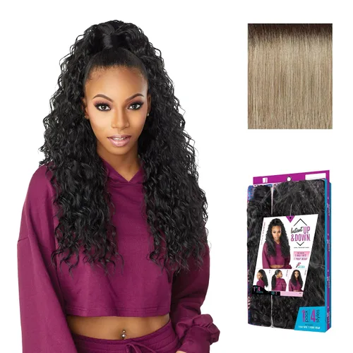 Vista 12 de Sensationnel Instant Updown Halfwig Pony-Iud 2, 1 JETBLACK