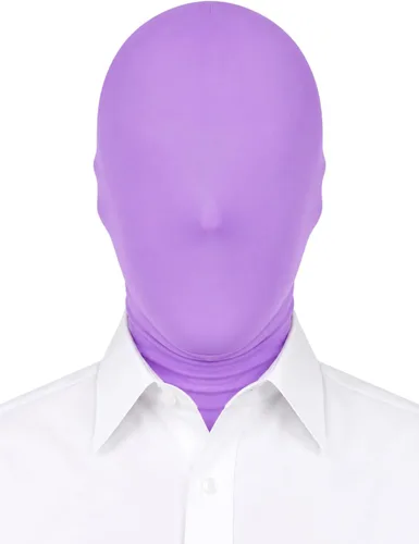 Vista 20 de Máscara de capucha Zentai de elastano de cobertura completa para hombre y mujer para disfraz de Halloween