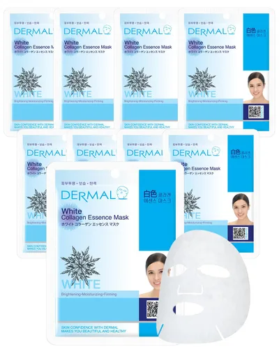 Vista 30 de DERMAL Acai Berry Collagen Essence - Mascarilla facial de 0.81 onzas (0.81 oz), paquete de 10 unidades – Hidratante y reafirmante mantiene la piel