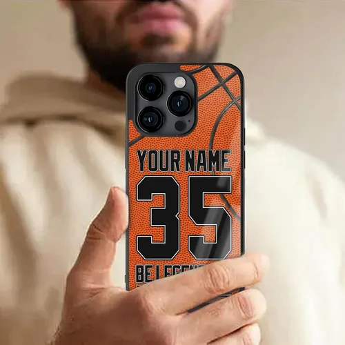Vista 4 de Fundas de teléfono personalizables de baloncesto para fanáticos para iPhone 8 11 12 13 14 15 16 17 Pro Max Plus Mini para Samsung Galaxy S20 S21 S22