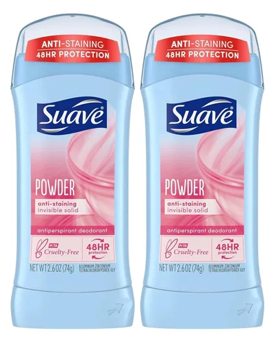 Vista 10 de Suave desodorante antitranspirante sólido invisible en polvo de protección las 24 horas, 1.4 onzas