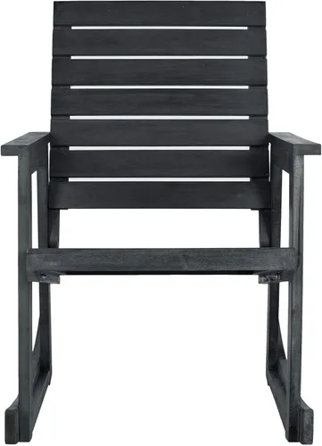 Vista 6 de SAFAVIEH FOX6702K Colección para exteriores Alexei - Silla mecedora, gris pizarra oscura gris (Dark Slate Gray)