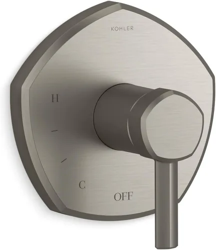 Vista 13 de KOHLER K- TS27043-3-BV Occasion™ RITE-TEMP VALVE TRIM, vibrante bronce cepillado