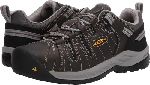 Vista 7 de KEEN Utility Flint 2 - Zapatos de trabajo industriales antideslizantes con punta de acero para hombre, gárgolapaloma, 8.5 EE (ancho) EE. UU