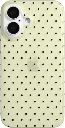 Vista 109 de inewateri Funda compatible con iPhone 11 con bonito diseño estético de lunares a la moda, fundas simples para TPU suave, funda de protección Negro