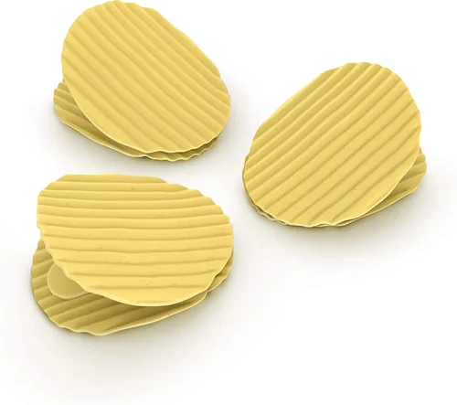 Vista 3 de Genuine Fred, Juego de 4 clips de patata, cierres ondulados para bolsas de chips, clips para bolsas, diseño patentado