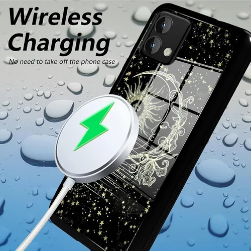 Vista 348 de Funda para Motorola Moto G Stylus 5G 2021 de vidrio templado, funda negra con diseño de mujer negra africana para mujeres y hombres, antiarañazos, a