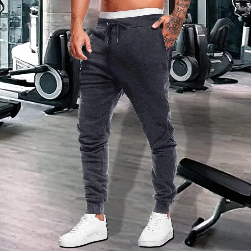 Vista 3 de Pantalones deportivos de entrenamiento para hombre con bolsillos