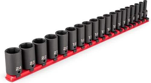 Vista 17 de TEKTON Juego de llaves de impacto de 3/8 pulgadas, 9 piezas SID91100