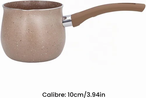 Vista 5 de Mini sartén antiadherente para leche, mango ergonómico para café, té